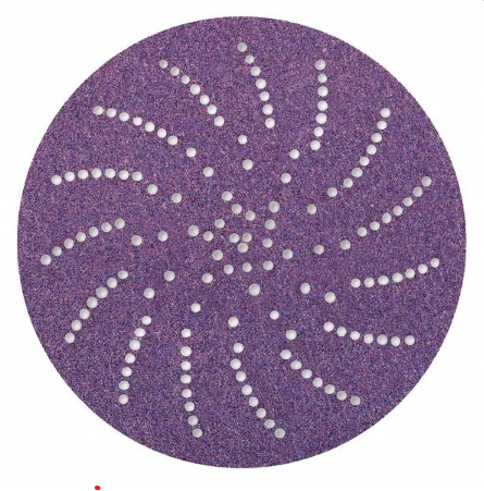 3MABR.31656.RL 3M CUBITRON II DISC, 6 IN DIA, 320+ GRIT, CERAMIC ABRASIVE, PURPLE, HOOK AND LOOP BX