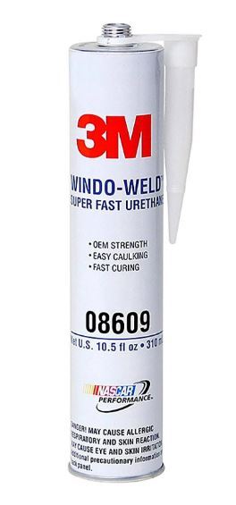 3MS.08609 WINDOW-WELD SUPER FAST
URETHANE BLACK CARTRIDGE - 10.5
FL OZ