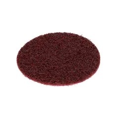 3MSB.7451 4" MED GRADE SC-DH SERIES NO-HOLE SURFACE CONDITIONING DISC, ALUMINUM OXIDE, MAROON