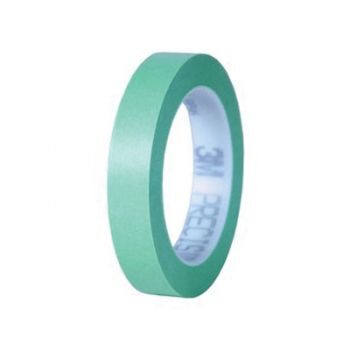 3MT.06529 3M PRECISION MASKING TAPE, 3/4" X 60 YDS, GREEN