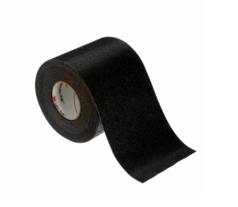 3MT.19282 3M 6" X  60' ANTI-SKID TAPE BLACK MINERAL COATED, SLIP-RESISTANT WITH ALUMINUM FOIL BACKING