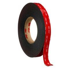 3MT.5962X6 5962 BLACK (6? X 36 YD X 62 MIL) VHB TAPE, DBL SIDE, PERM ADHESION