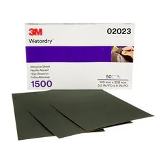 3MABR.02023 3M 02023 IMPERIAL WET OR DRY 5-1/2 X 9" 1500A GRIT SHEET