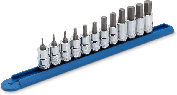 TOOL.80580 GEARWRENCH 12 PC. 3/8" DRIVE HEX BIT SOCKET SET, METRIC – 80580
