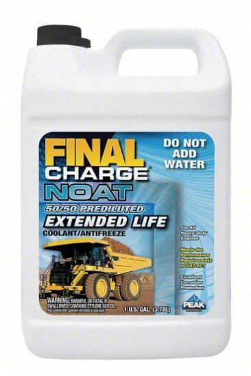 AF.FNAB53 FINAL CHARGE NOAT 50/50 PREDILUTED ANTIFREEZE/COOLANT, 1 GAL