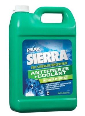 AF.SIERRA.GR/55 SIERRA FULL STRENGTH CONCENTRATE GREEN ANTIFREEZE & COOLANT, 55 GAL/DRUM