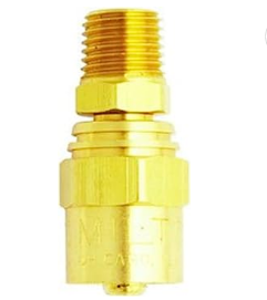 C.4170.6C4 3/8 HOSE ID X 1/4" MNPT REUSABLE AIR HOSE REPAIR END