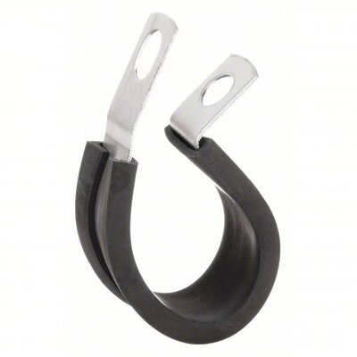 CLAMP.S340T16 1" TEFLON CUSHIONED LOOM CLAMP WITH .406 MOUNTING HOLE