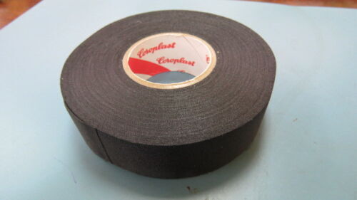 CPT.837X.25MM.25M COROPLAST 837X TAPE WOVEN FABRIC BLACK 25MM X 25M