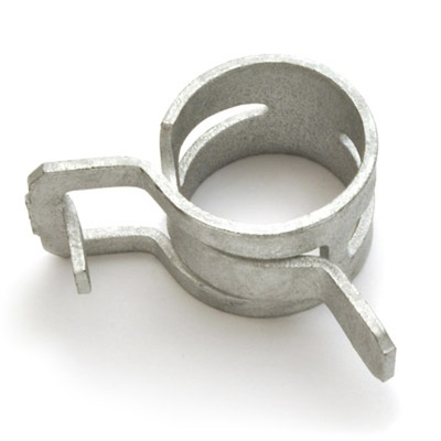 CTB.27.ST.FS 27MM CONSTANT TENSION BAND CLAMP WITH DORRFLAKE SILVER FINISH