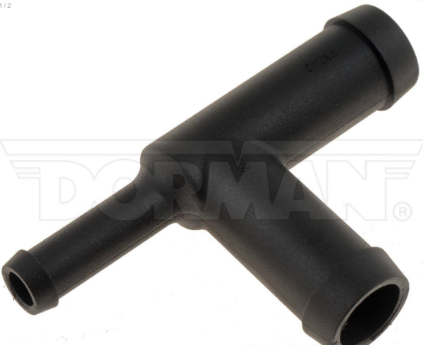 DORMAN.47156 5/8IN X 3/8IN X 5/8IN BLACK Tee FITTING