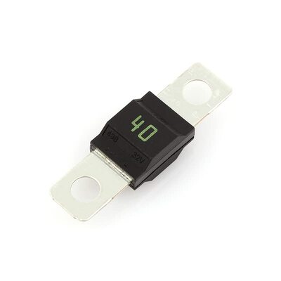 EL.0498040.MXT LITTELFUSE CLEAR MIDI BOLT-DOWN
FUSE, 40A, 32V
PART #1021325-40