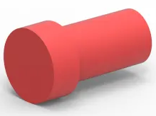 EL.114019.ZZ AUTOMOTIVE CONNECTORS SEALING PLUG, SIZE 4, ORANGE