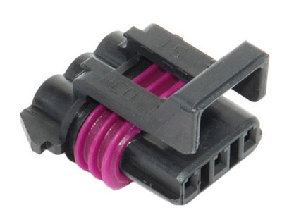 EL.12110293 FEMALE BODY 3 PIN METRIC-PAK 150 SERIES DELPHI