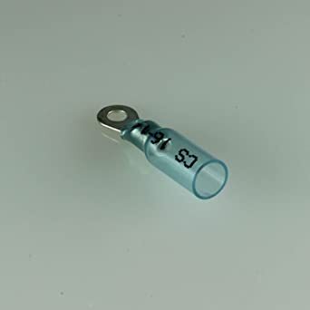 EL.31315 16-14 GA 1/4" RING TERMINAL HEAT SHRINK