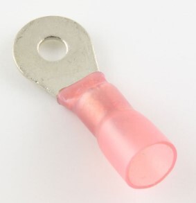 EL.31515 8 GA 1/4" RING TERMINAL HEAT SHRINK