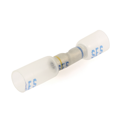 EL.31990 SEALED MULTIPLE WIRE CONNECTOR, ONE 16-14GA TO TWO 16-14GA BLUE TO YELLOW