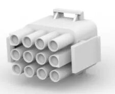EL.350735.1 CONNECTOR SOFT SHELL UNIVERSAL MATE-MN-LOK 12 electrical PLUG NYLON WHITE 19 A