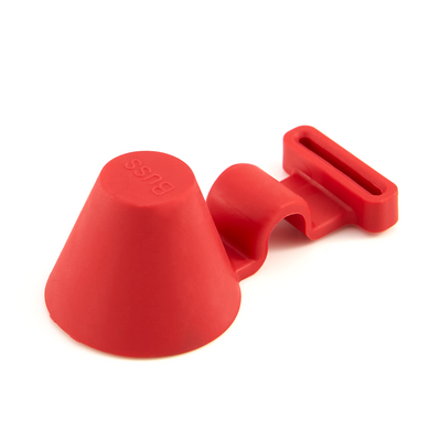 EL.45571 EATON'S BUSSMANN SERIES CFCOVER-1R SINGLE MRBF COVER, RED