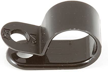 EL.60306BK 1/2" BLACK NYLON WIRE CLAMP