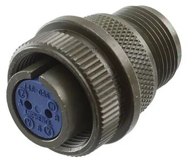 EL.97.3106A.16S.8S CNN PLUG, FEMALE, 5 PIN, SOLDER CUP