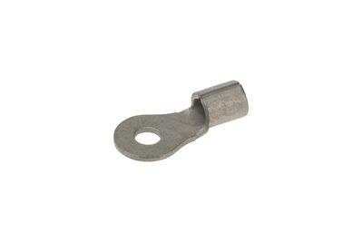 EL.C33 NON-INSULATED RING TERMINAL FOR WIRE RANGE 12-10 STUD SIZE #6, METALLIC, MILITARY SPECIFIED