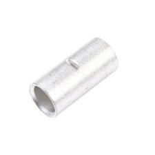 EL.CC2 NON-INSULATED BUTT SPLICE CONNECTOR FOR WIRE RANGE 12-10 LENGTH .72 DIAMETER .22,METALLIC