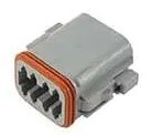 EL.DT06.08SA 8-WAY PLUG, FEMALE CONNECTOR WITH A POSITION KEY