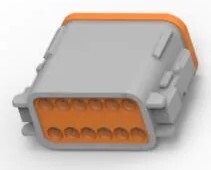 EL.DT06.12SA CONN,12-PIN,PLUG, DEUTSCH