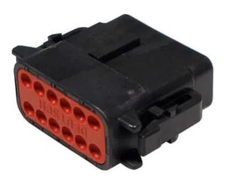 EL.DTM06.12SB CONN,12-PIN,PLUG, DEUTSCH