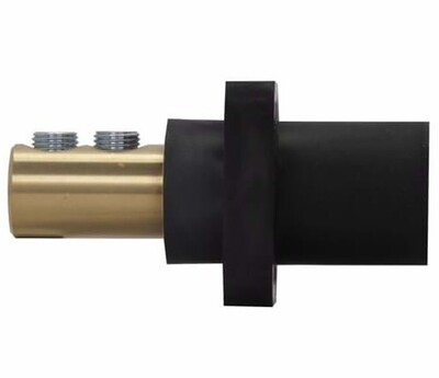 EL.E1016.1725 RECEPTACLE, FEMALE, 600V, 400A, BLACK, DOUBLE-SET SCREWS, #2-4/0, NEMA3R, TPE BODY, CAM-LOK
