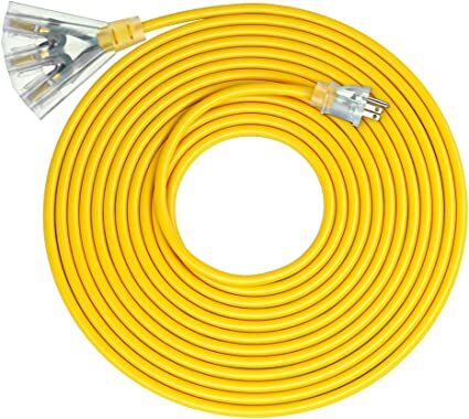 EL.EXTCORD10GA.25FT 25 FT. X 10 GAUGE TRIPLE TAP EXTENSION CORD