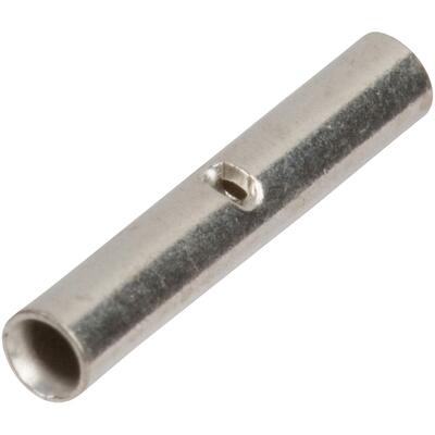 EL.GG2 NON-INSULATED BUTT SPLICE CONNECTOR FOR WIRE RANGE 2-1 LENGTH 1.72 DIAMETER .55,METALLIC