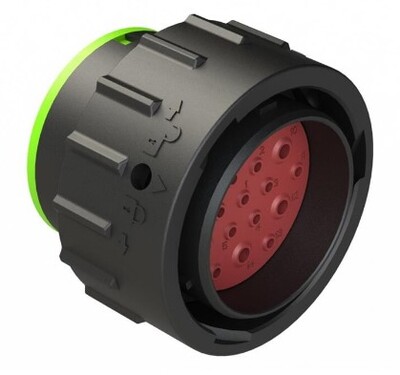 EL.HDP24.24.19PN RECEPTACLE, 19 PIN, DEUTSCH HDP20 SERIES
