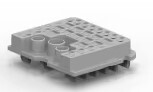 EL.WB.51SAR WEDGE LOCK, 102P, PLG, GRY, RT, DRB, A