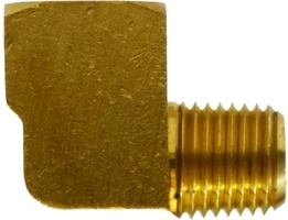 F.28159 1/2" MALE NPT X 1/2" FEMALE NPT 90 DEG STREET ELBOW BRASS