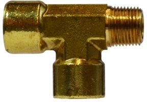 F.28255 3/8 FIPXMIPXFIP FORGED STREET TEE BRASS