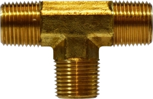 F.28294 3/4" ALL MALE TEE BRASS