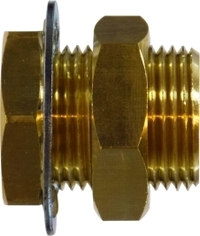 F.28311 3/4 BULKHEAD ANCHOR COUPLING BRASS