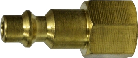 F.28534B 1/4 BODY 1/4 FEMALE IND BRASS PLUG