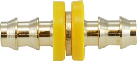 F.30301 3/8" SPLICER UNION BARB, BRASS