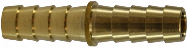 F.32087 1/2" X 3/8" HOSE BARB REDUCER BRASS