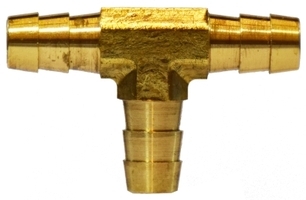 F.32363 3/4" HOSE BARBED TEE BRASS