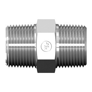 F.5404.16.12 3/4' MNPT X 1" MNPT HEX NIPPLE STEEL