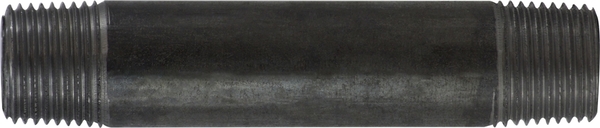 F.57062 1/2" X 2" BLACK STEEL NIPPLE