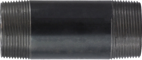 F.57143 STANDARD-WALL STEEL PIPE NIPPLE, THREADED ON BOTH ENDS, 1-1/2 PIPE SIZE, 3" LONG