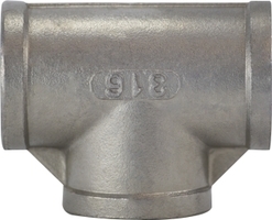 F.62251 TEE 1/4" X1/4" X1/4" FNPT ALL AROUND 304 STAINLESS