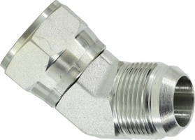 F.6502.8 13/4-16 X 2 3/4-16 MJIC X FJIC 45 DEG SWIVEL ELBOW