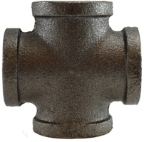 F.65393 1/2" BLACK CROSS BLACK AND GALVANIZED 150# MALLEABLE FITTINGS