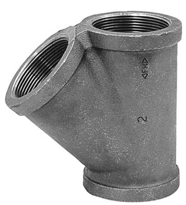 F.67202 1-1/4" FNPT MALLEABLE IRON WYE